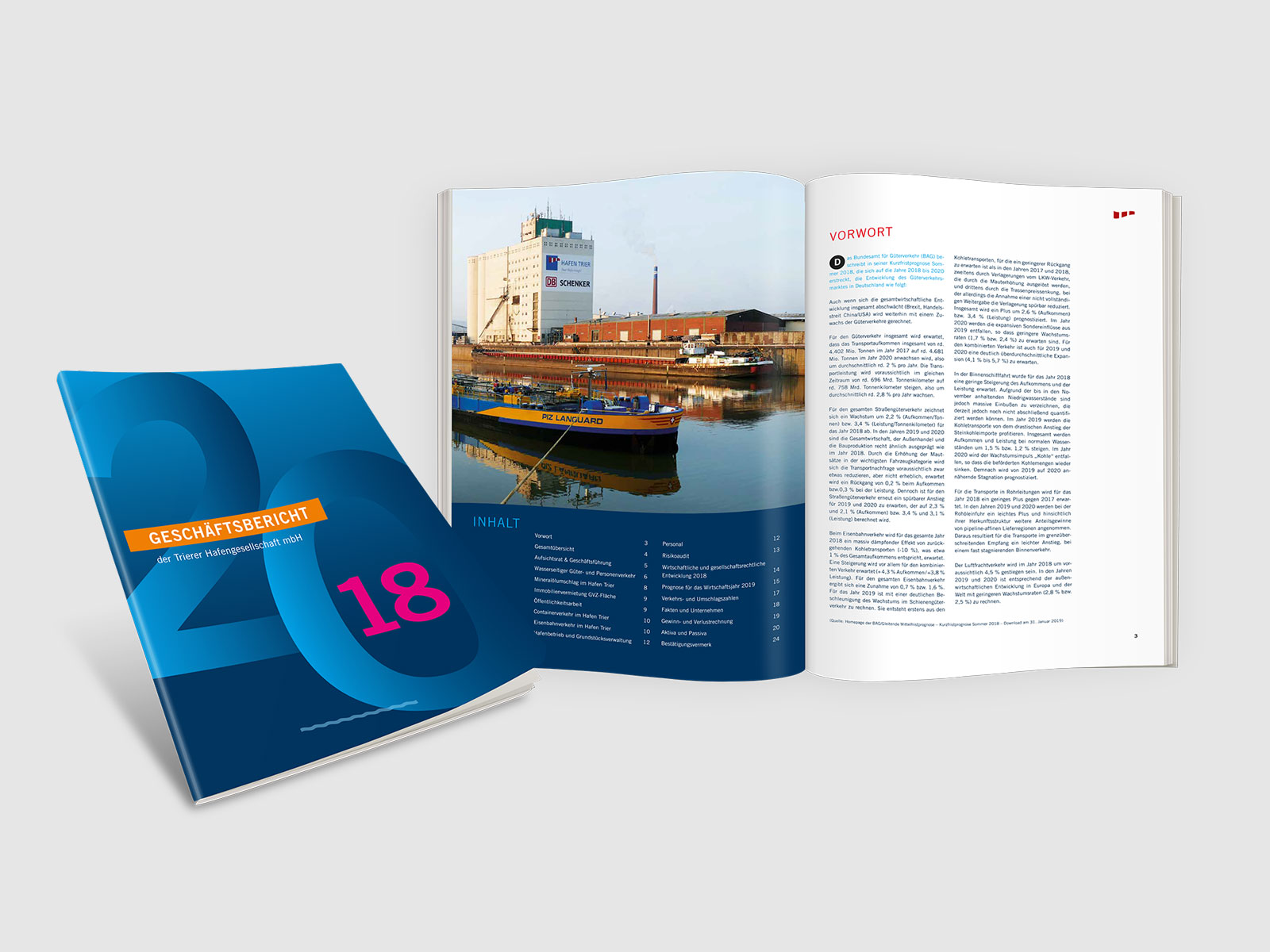 Geschäftsbericht Hafen Trier