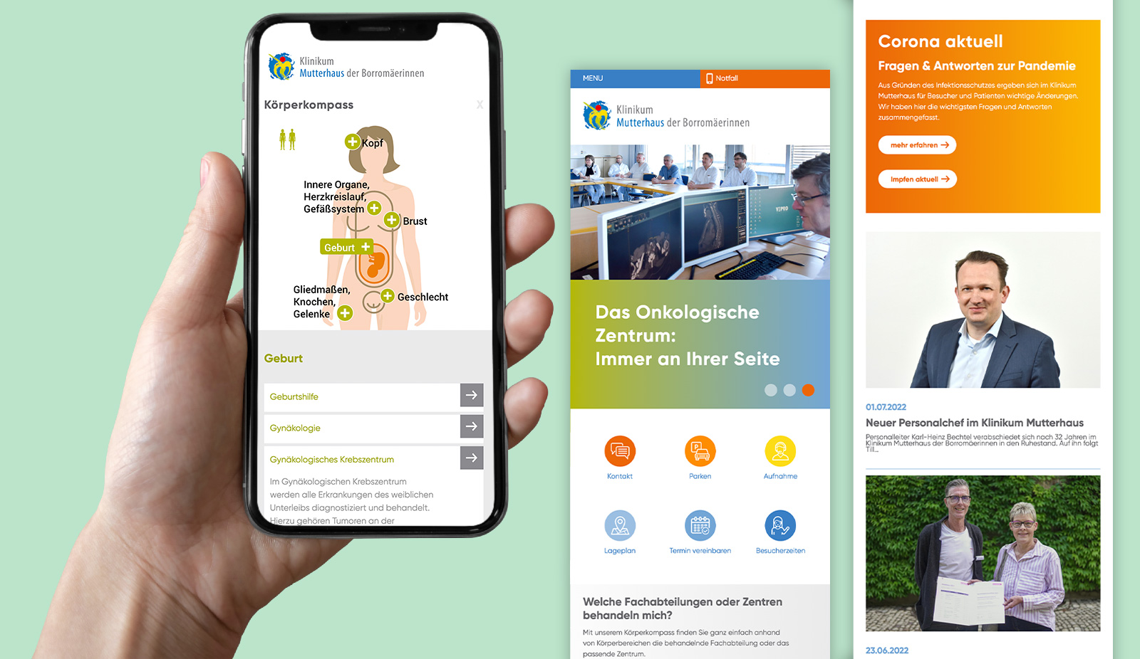 Mutterhaus Web Mobil