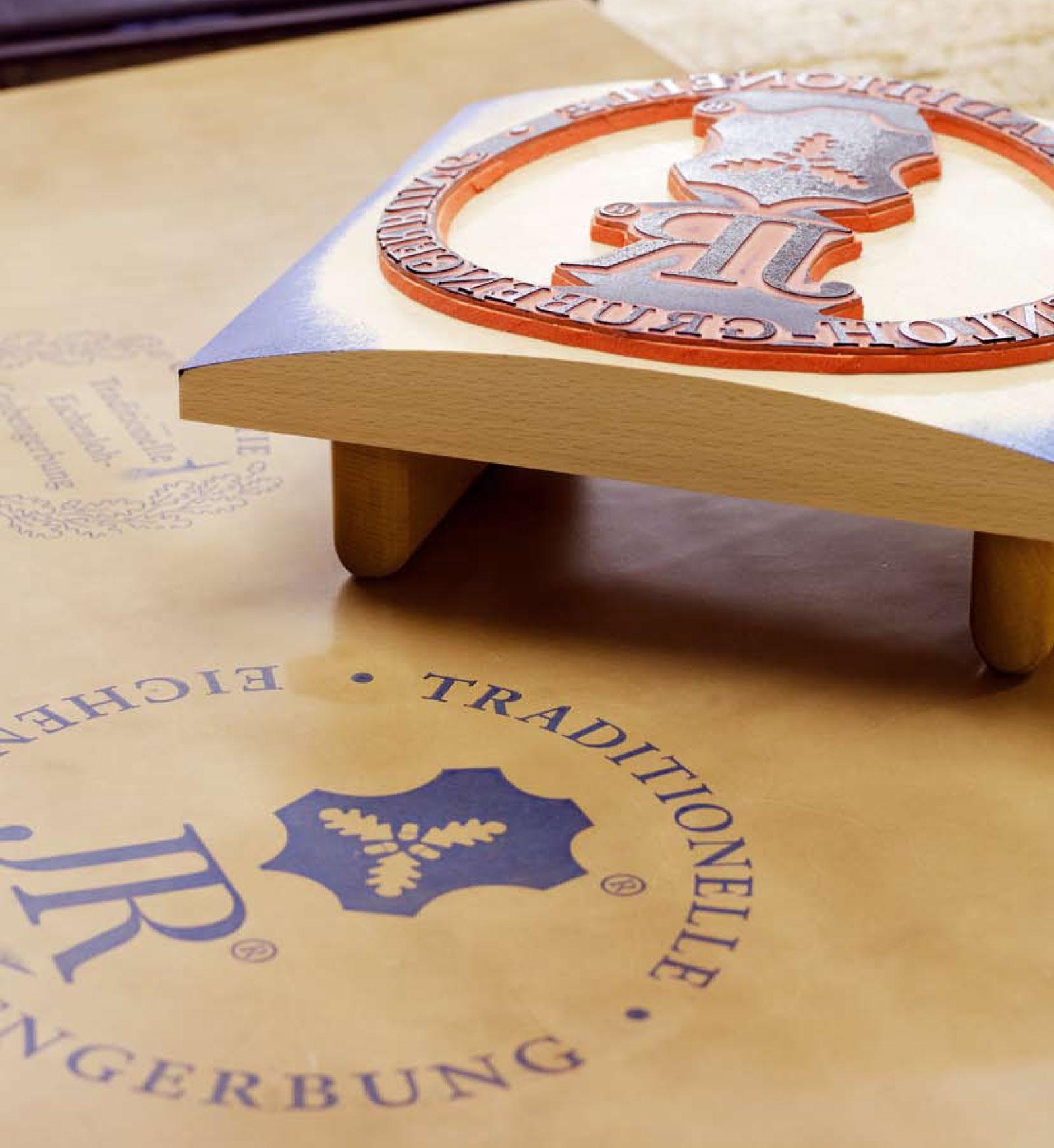 Prägung JR-Markensiegel