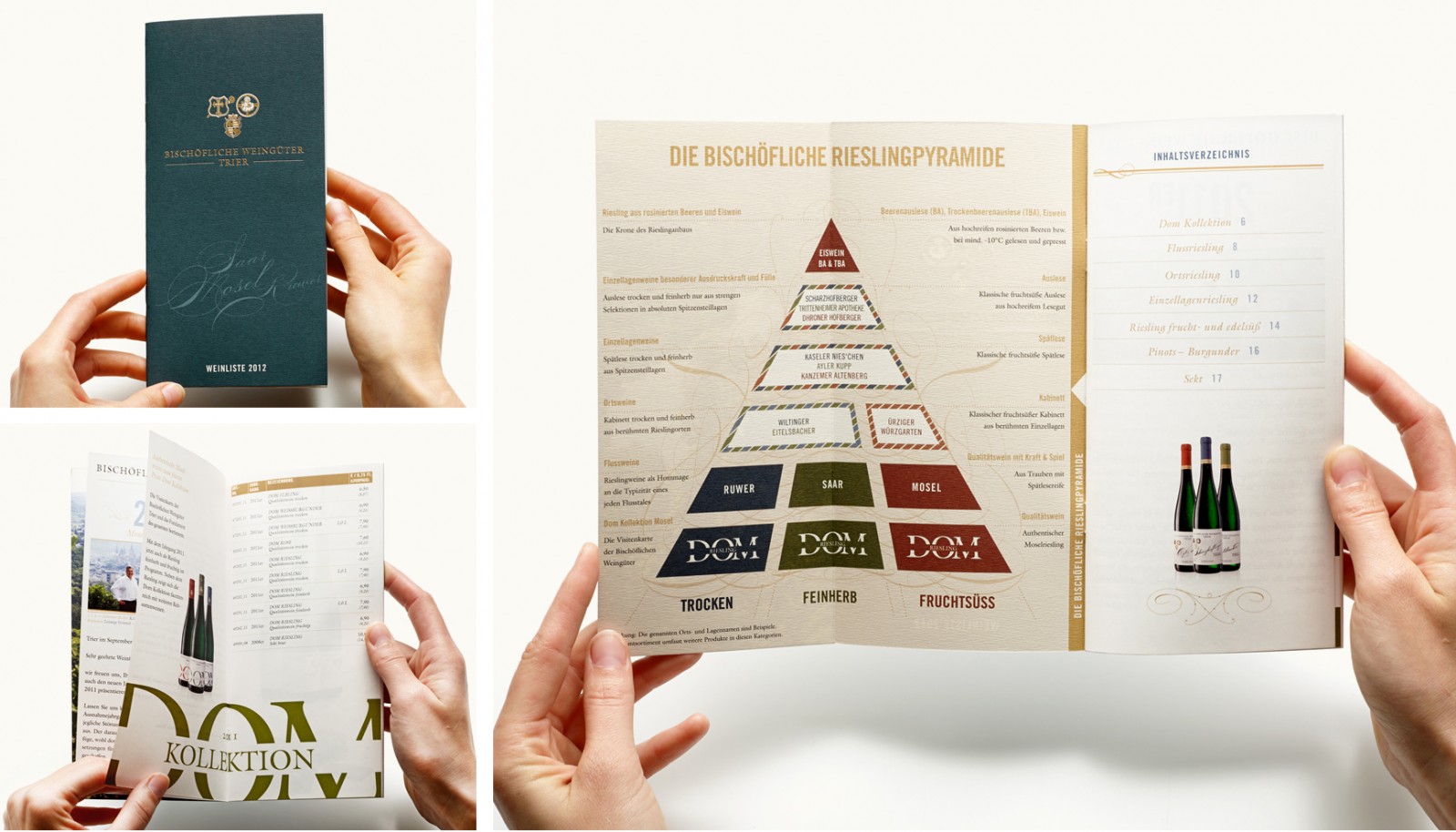 Weinliste für die Bischoeflichen Weingüter Trier