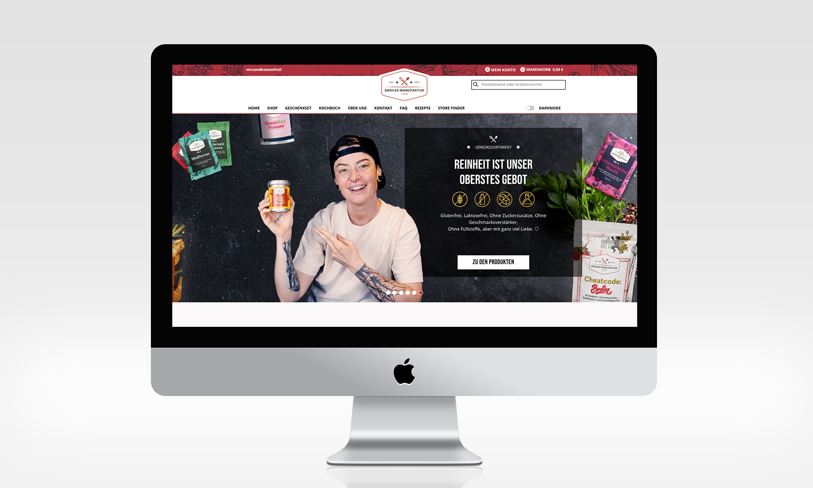 Genussmanufaktur Website